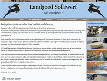Tablet Screenshot of landgoedsollewerf.nl